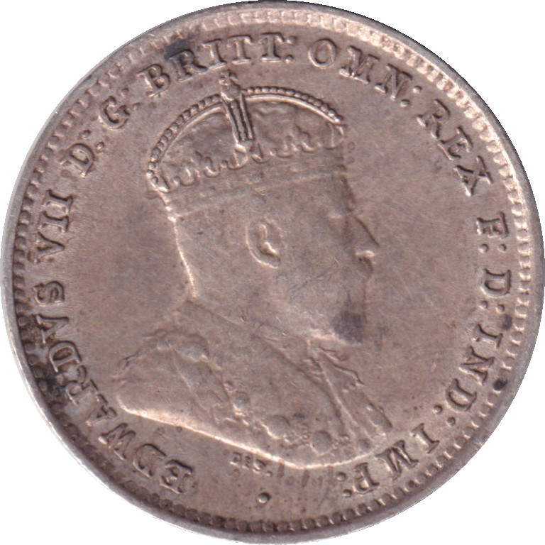 3 pence silver - Edward VII