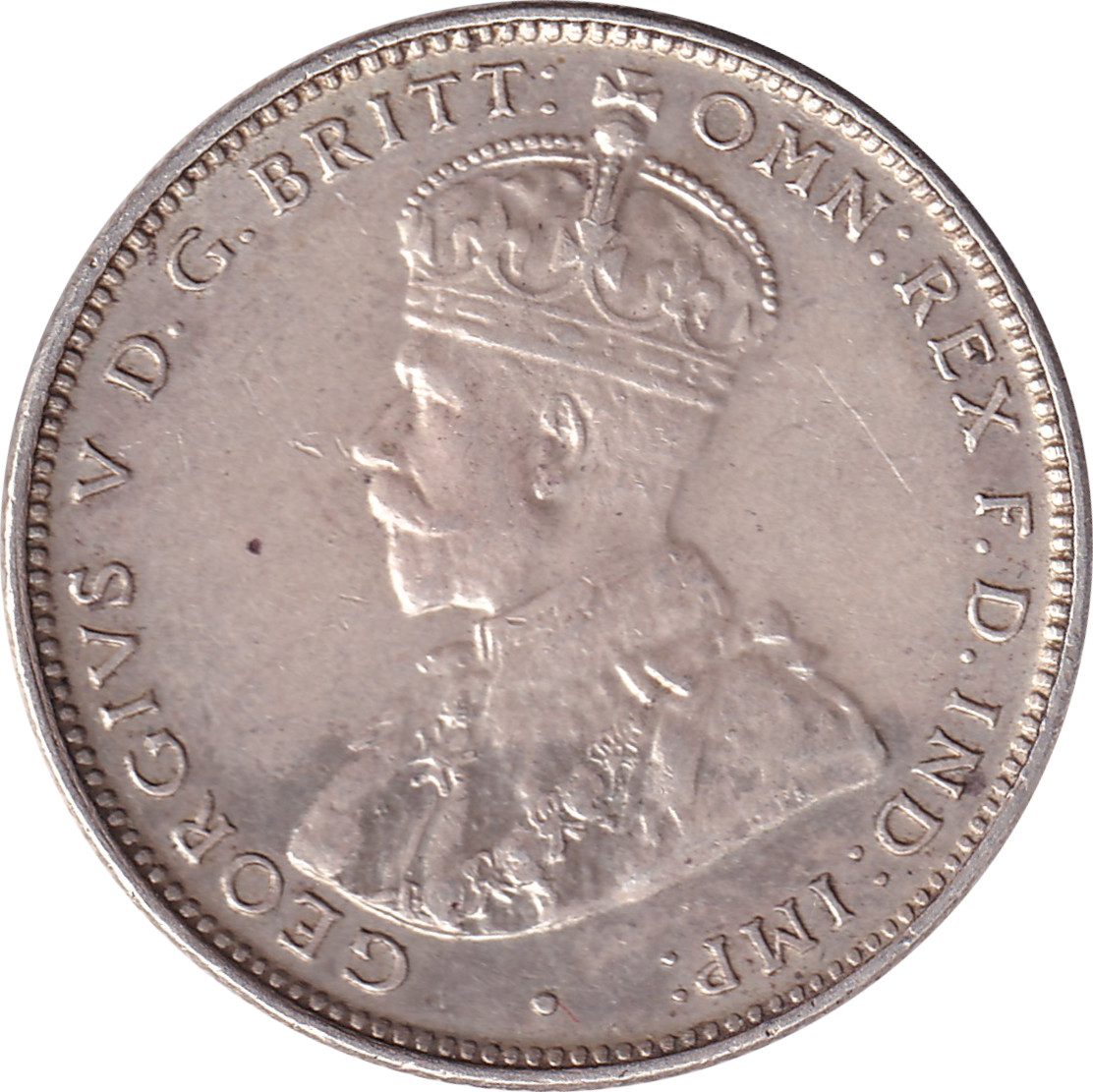 1 shilling silver - George V