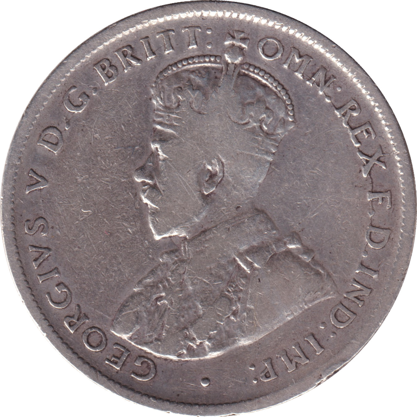 1 florin silver - George V