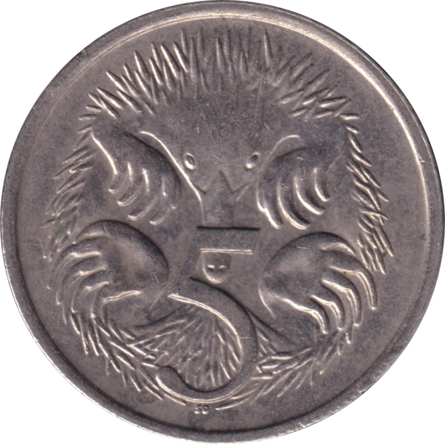 5 cents - Elizabeth II - Mature bust