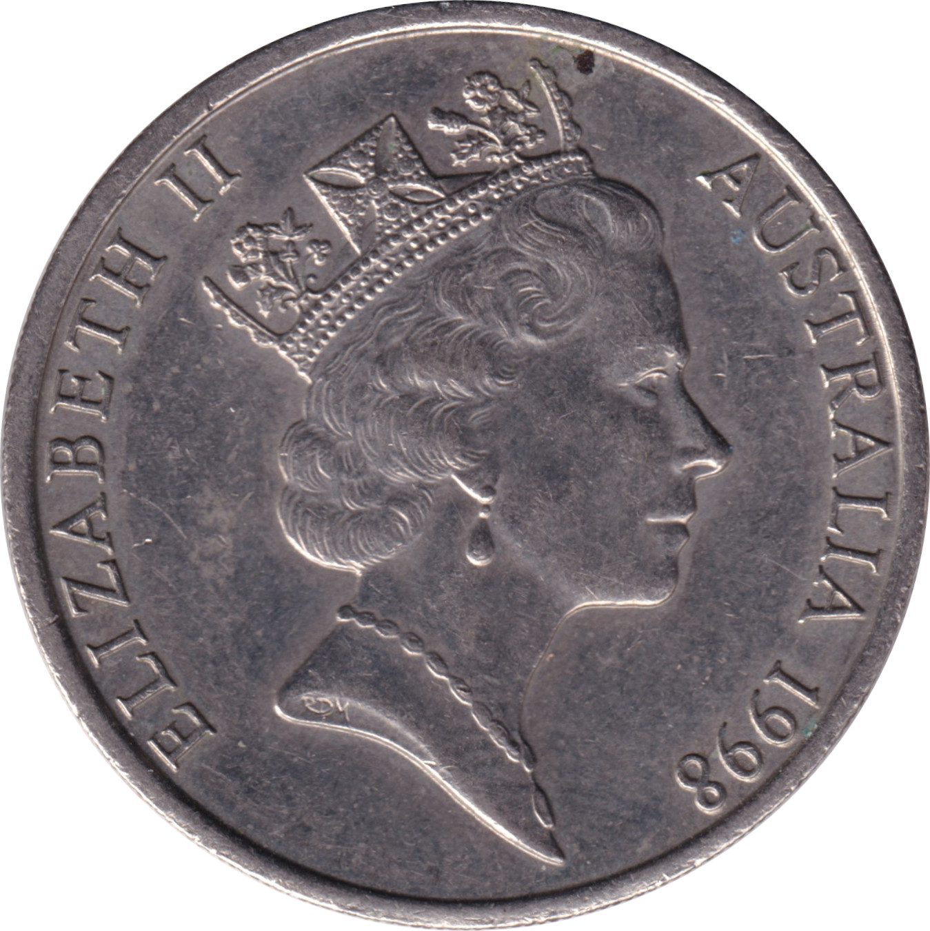 20 cents - Elizabeth II - Mature head