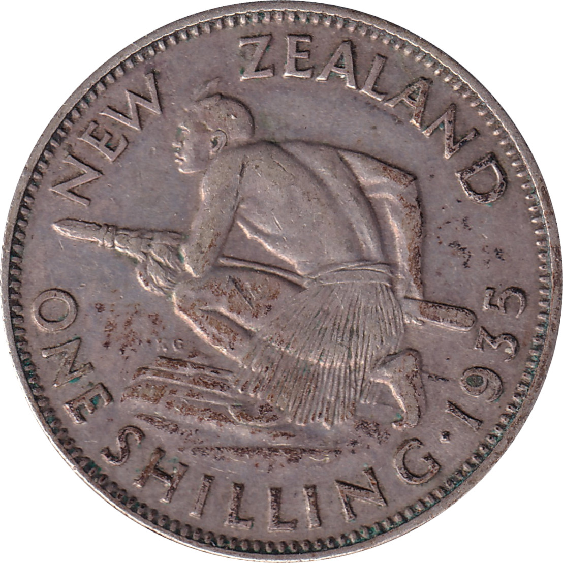 1 shilling argent - Georges V