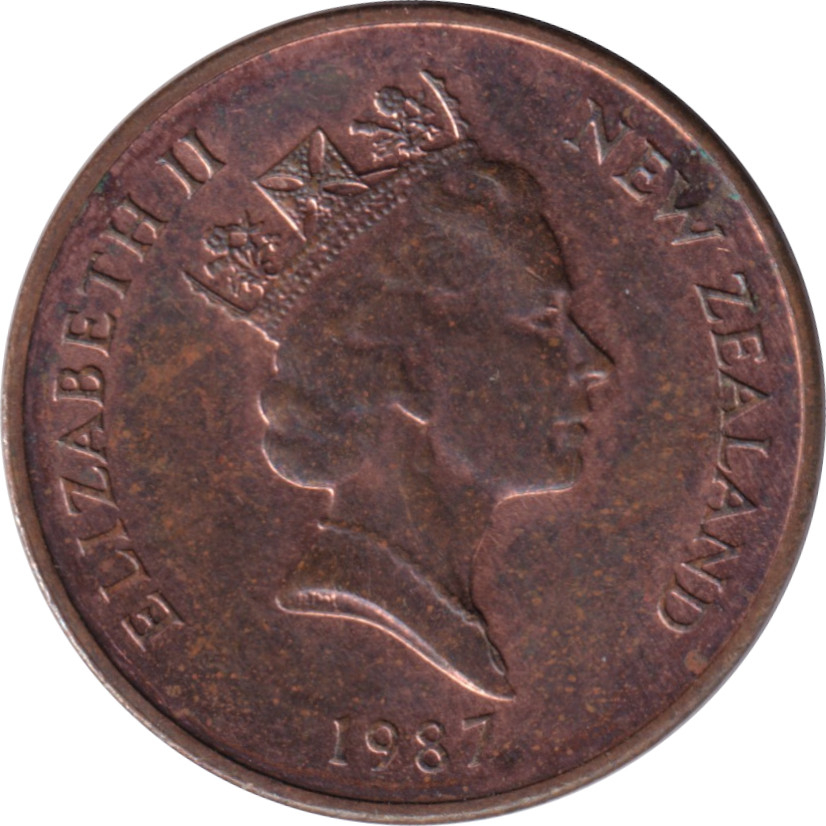 1 cent - Elizabeth II - Tête mature