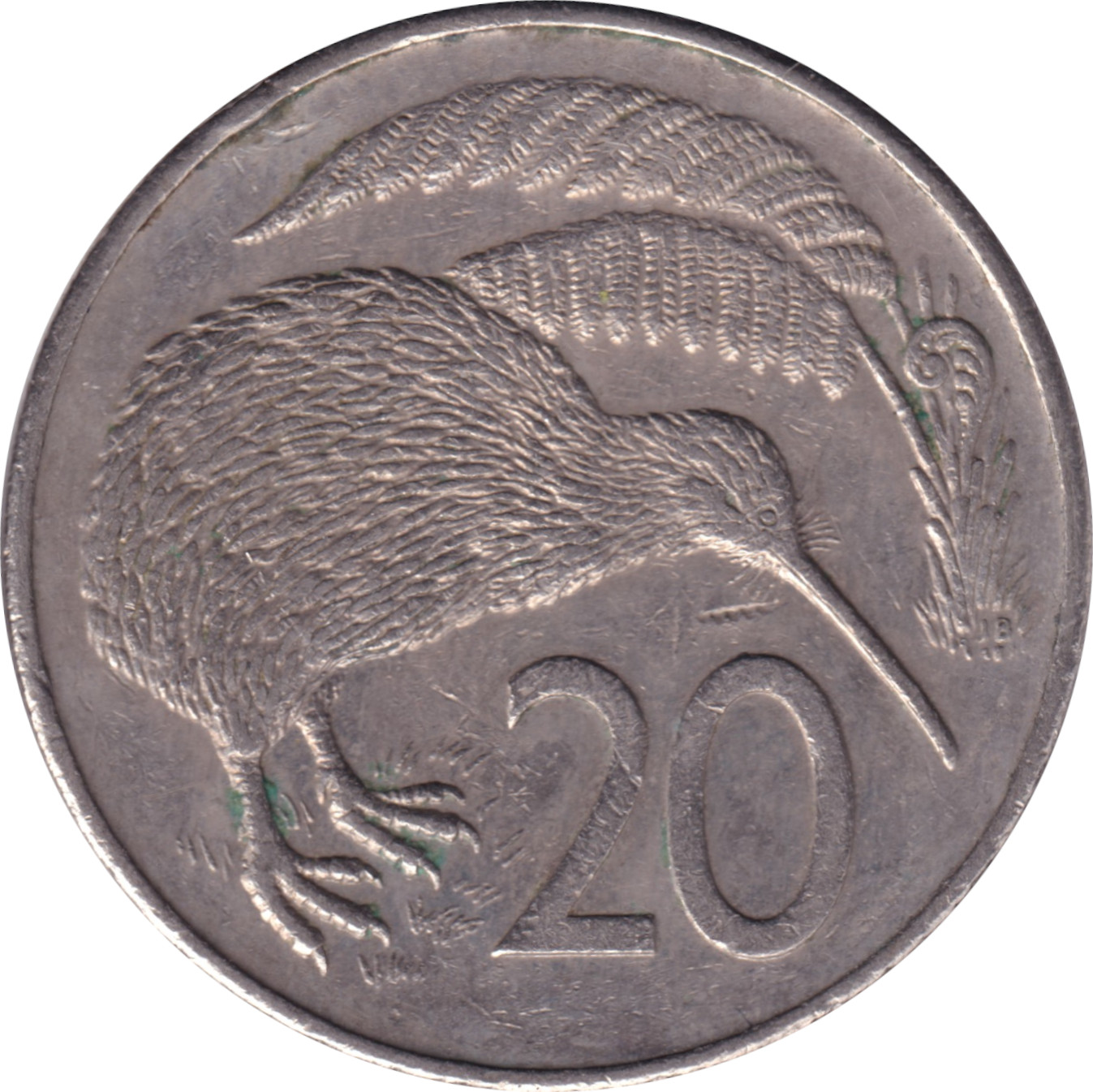 20 cents - Elizabeth II - Buste jeune