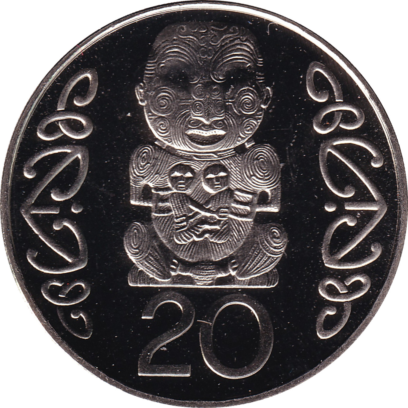 20 cents - Elizabeth II - Tête agée - Type 1