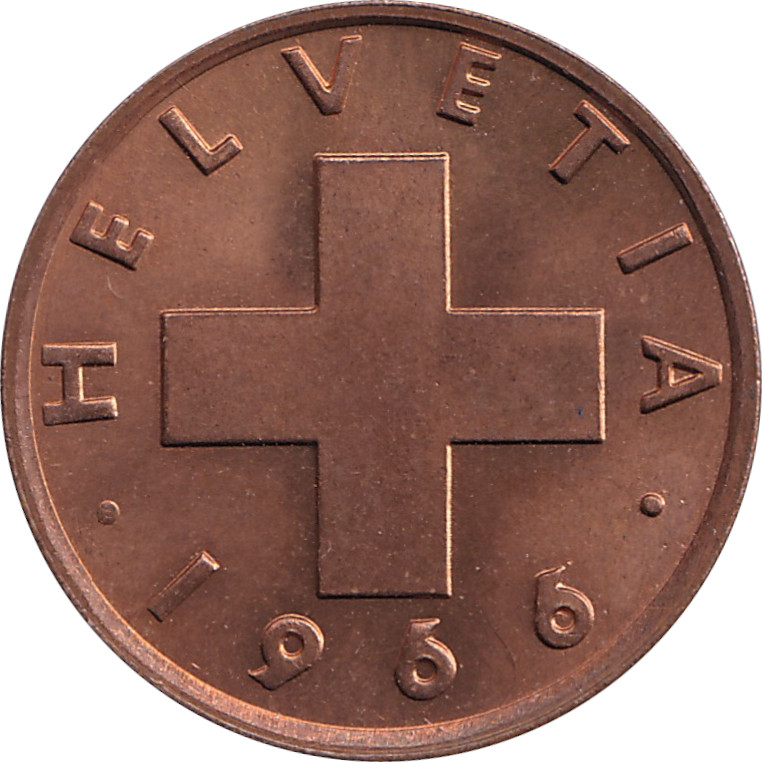 1 rappen - Swiss cross