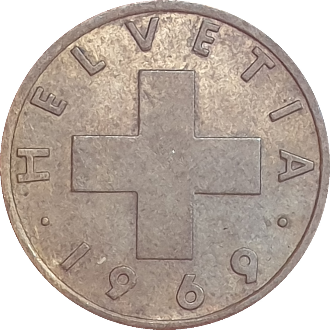 2 rappen - Swiss cross