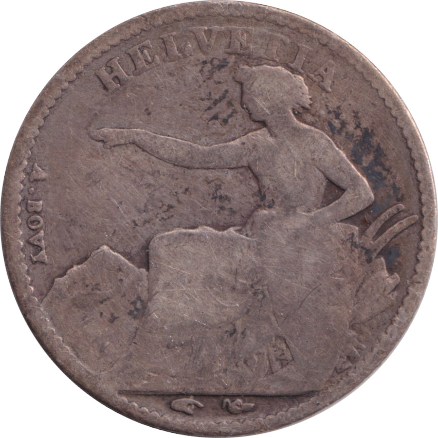 1/2 franc silver - Seated Helvetia