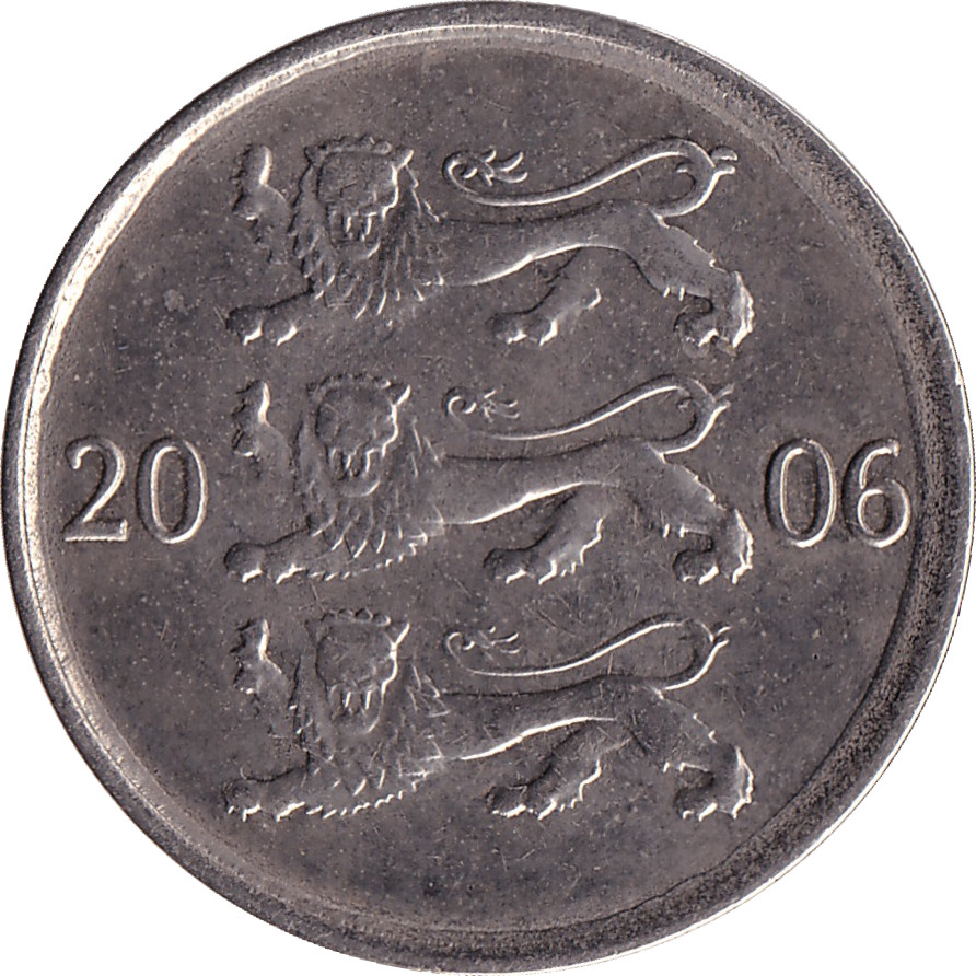 20 senti - Estonian Shield - Nickel plate