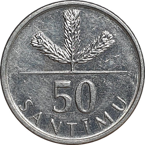 50 santimu - Blason