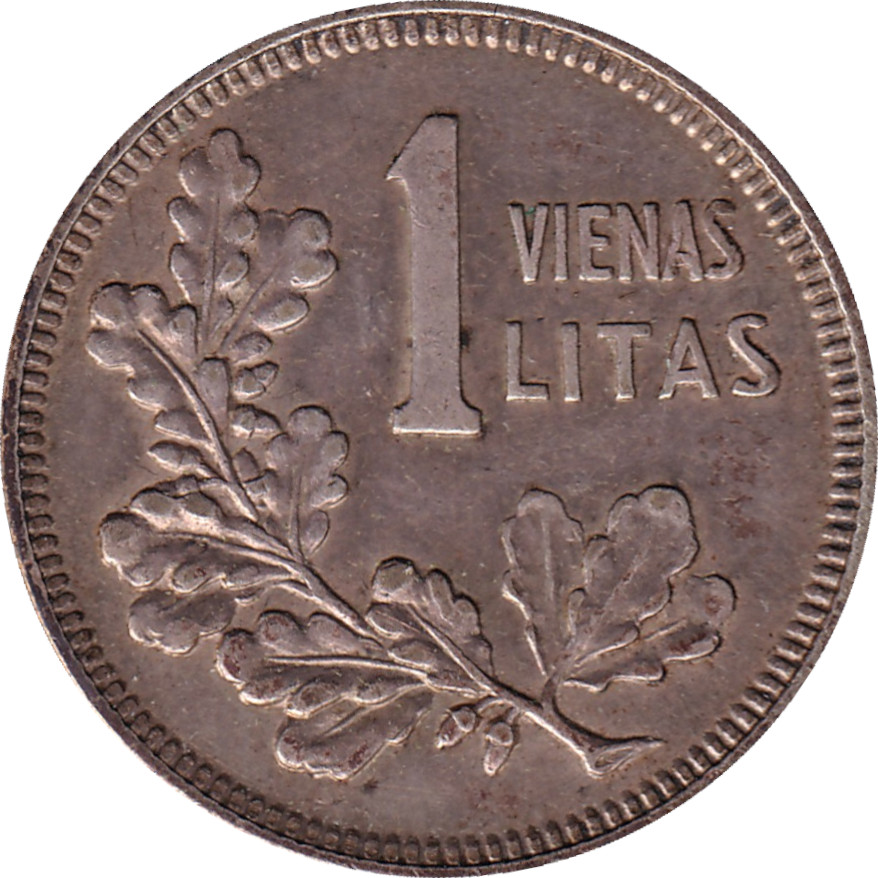 1 litas argent - Chevalier