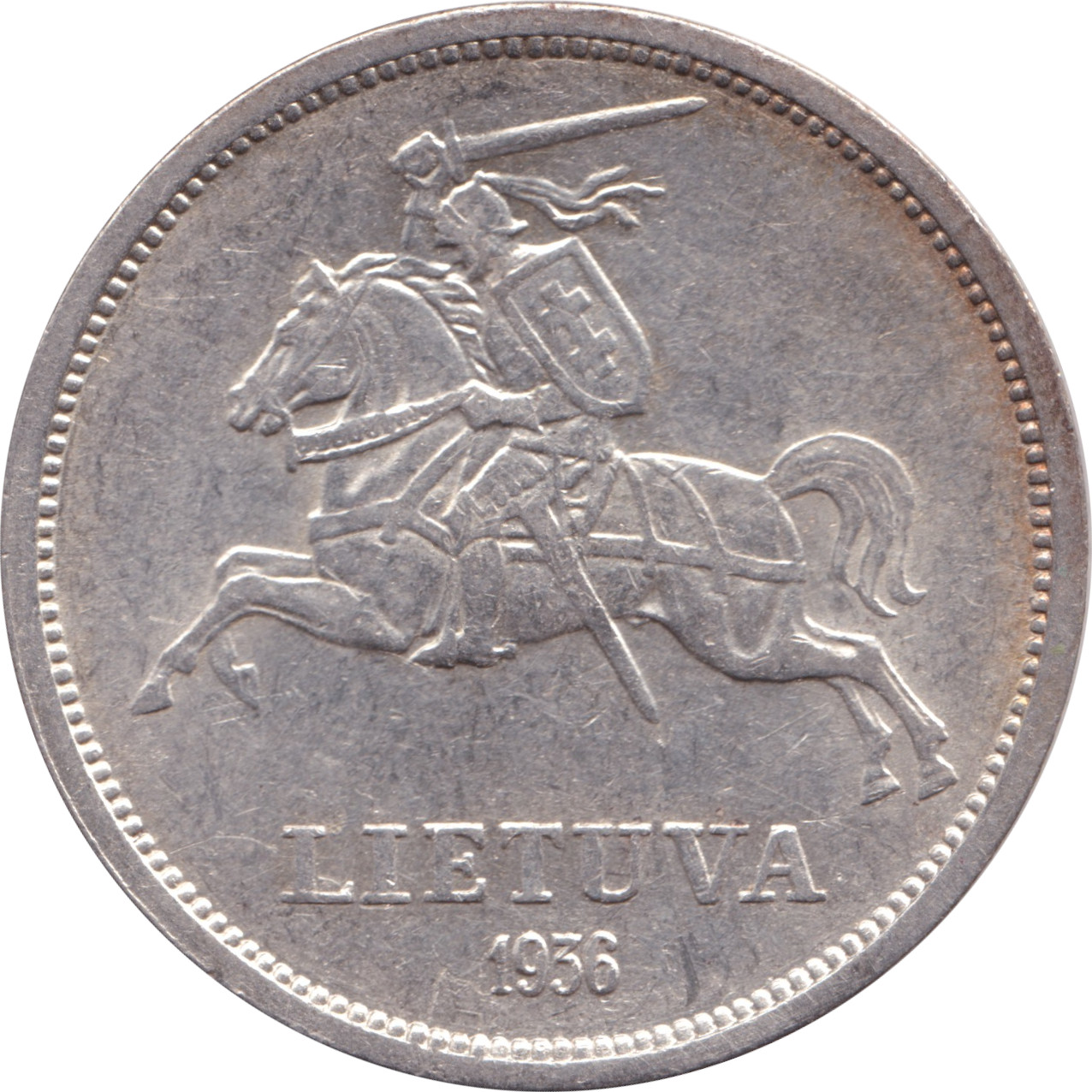 5 litai silver - Rasanavicius