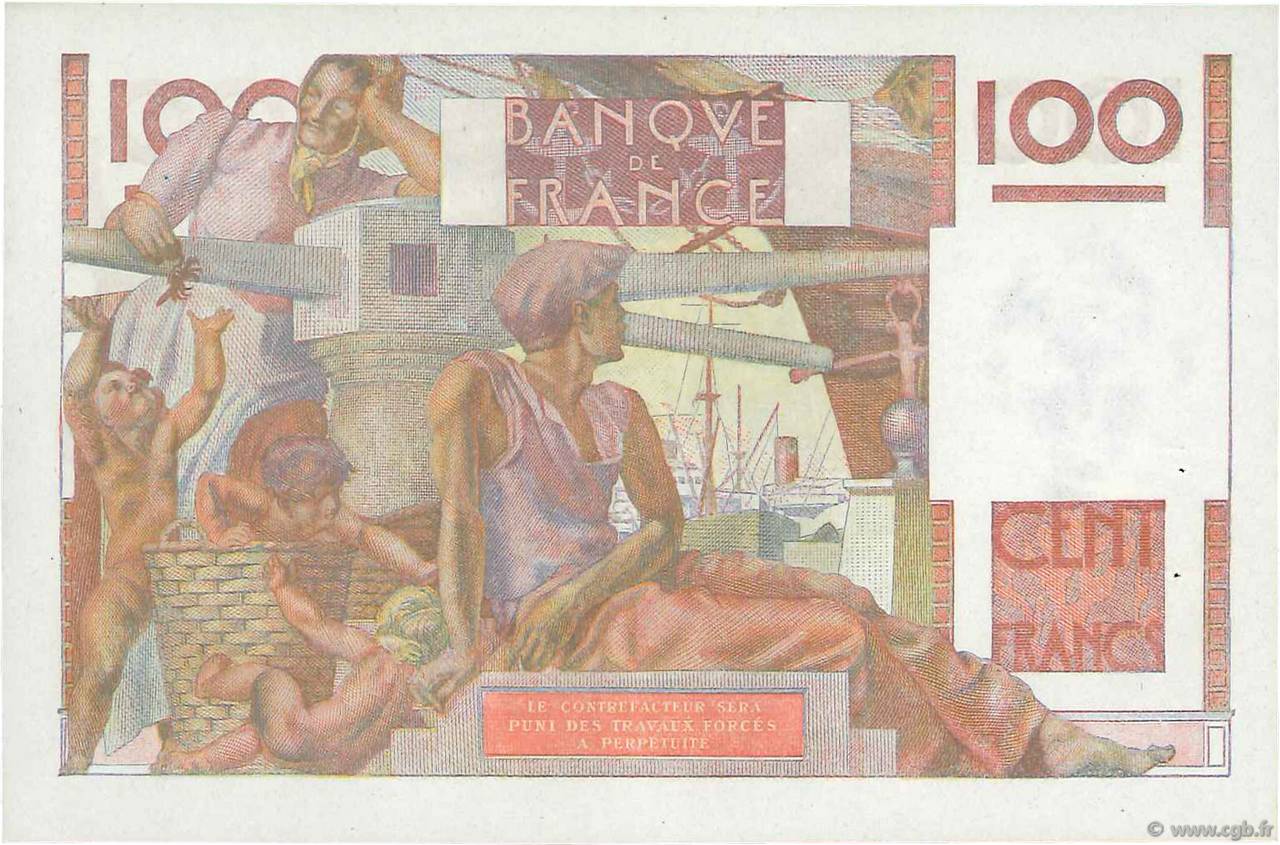 100 francs - Paysan