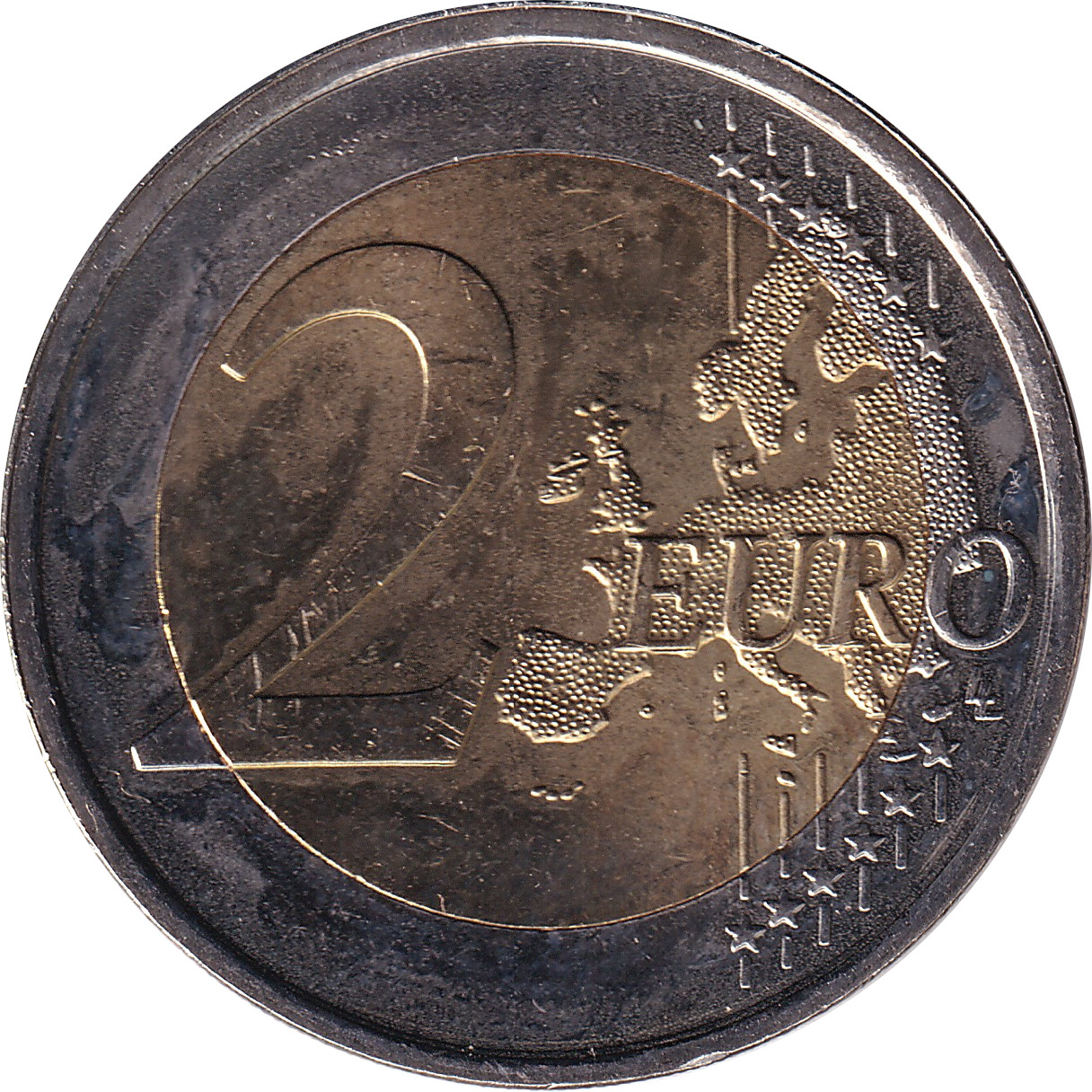 2 euro - Drapeau européen