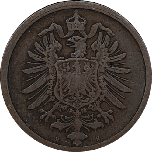 2 pfennig - Guillaume I