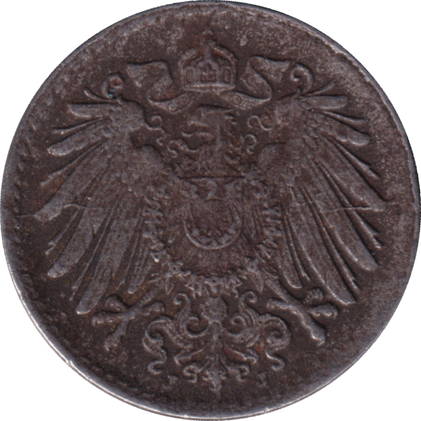 5 pfennig - Guillaume II - Type 2