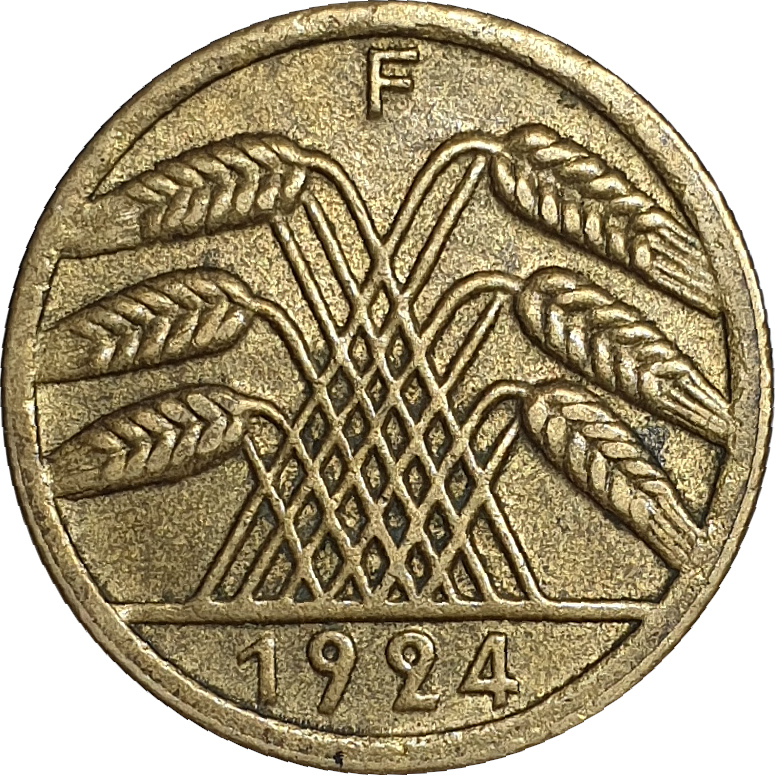 50 pfennig - Épis de blé - Renten