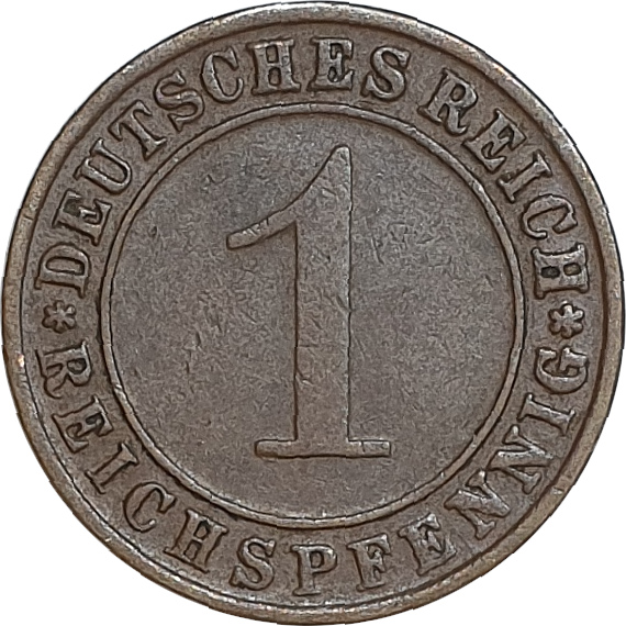 1 pfennig - Botte de blé - Reisch