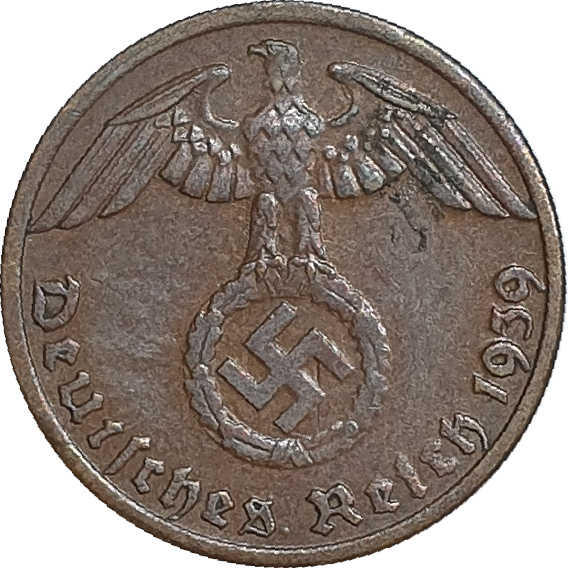 1 pfennig - Premier emblème