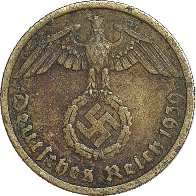 10 pfennig - Svastika