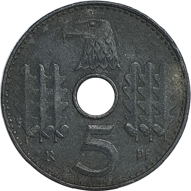 5 pfennig - Occupation militaire