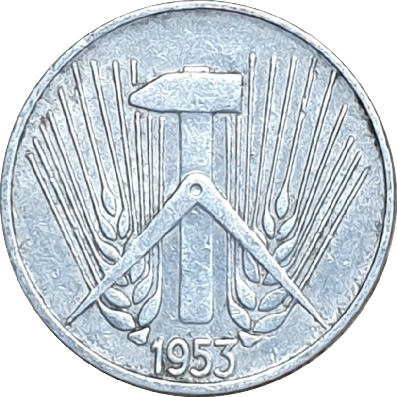 5 pfennig - Épis de blé