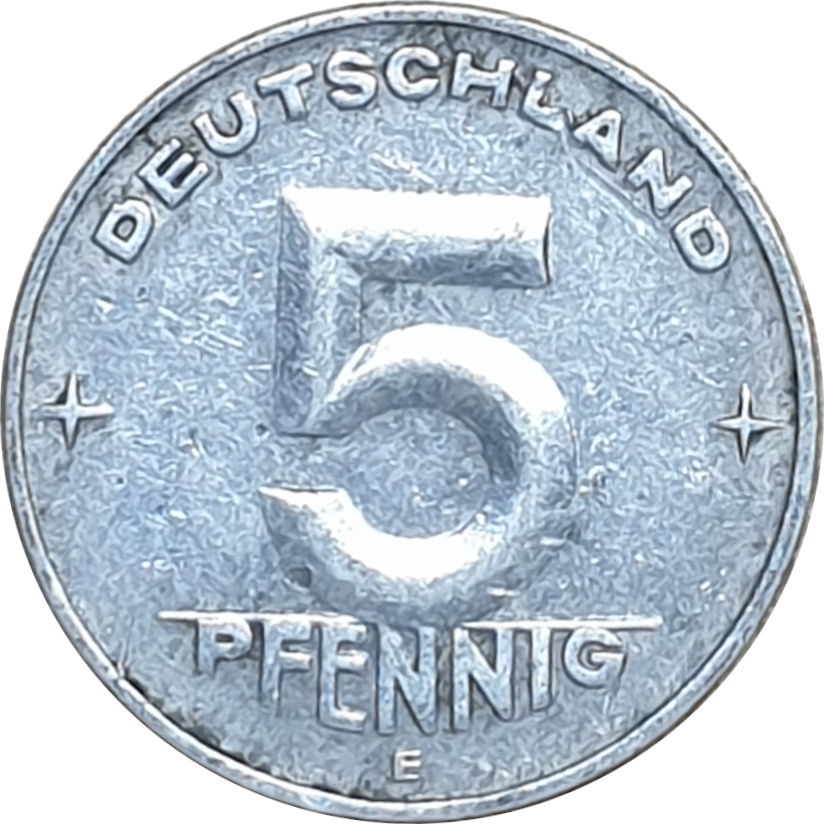 5 pfennig - Épis de blé