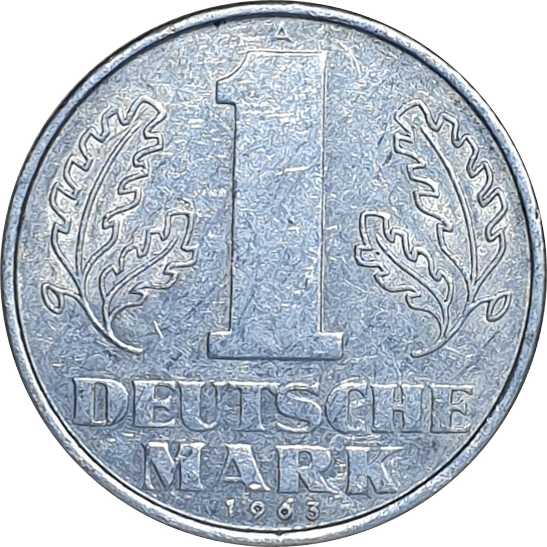 1 mark - Small emblem - Type 1 - DEUTSCHE MARK