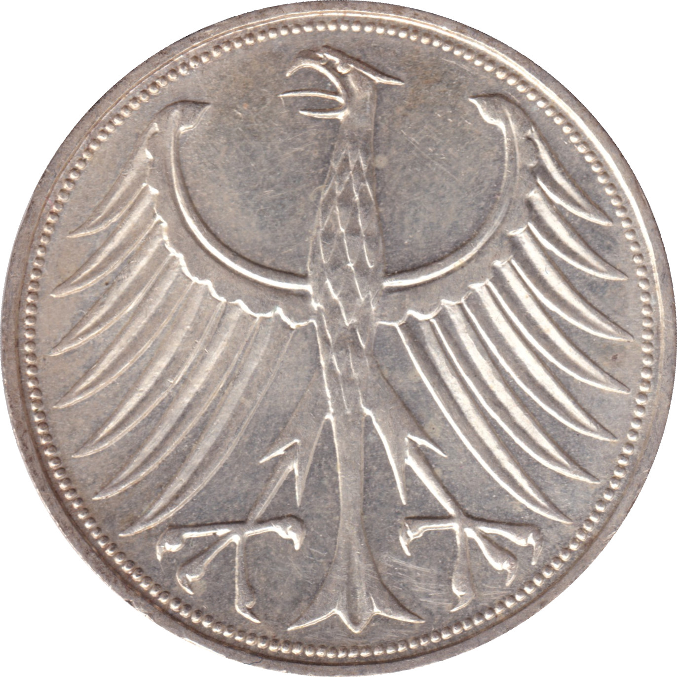 5 mark silver - Large eagle