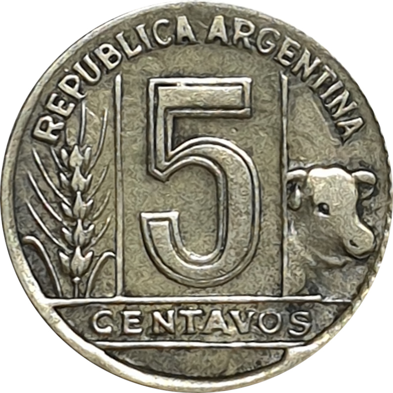 5 centavos - Cow