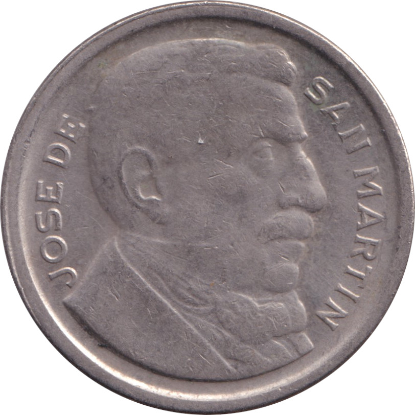 5 centavos - Jose de San Martin - Cupronickel