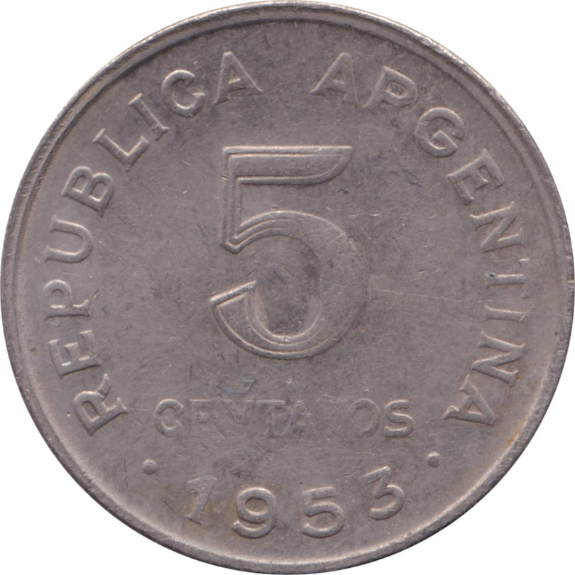 5 centavos - Jose de San Martin - Cupronickel