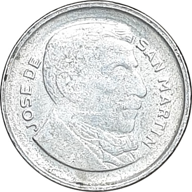 5 centavos - Jose de San Martin - Small bust