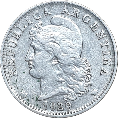 20 centavos - Tête de la Liberté