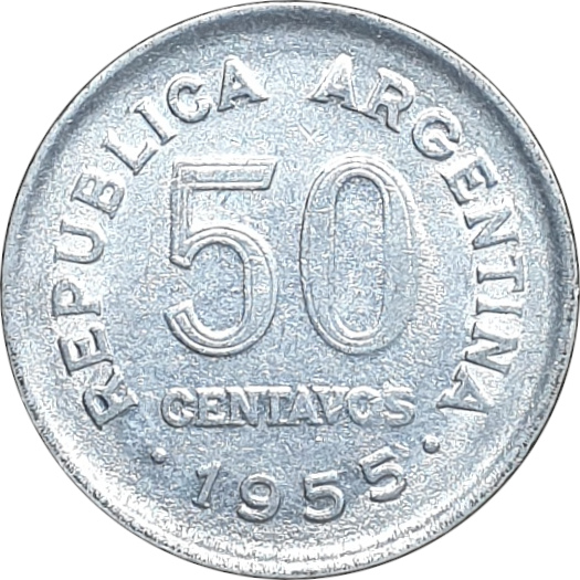 50 centavos - Jose de San Martin