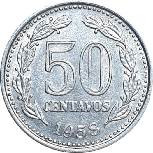 50 centavos - Liberty head