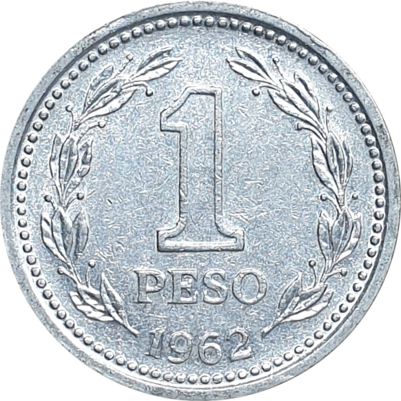 1 peso - Tête de la liberté