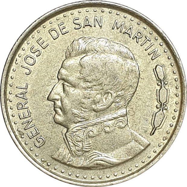 100 pesos - Jose de San Martin - Laiton