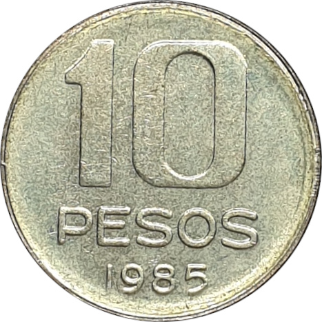 10 pesos - Hall de l'Indépendance