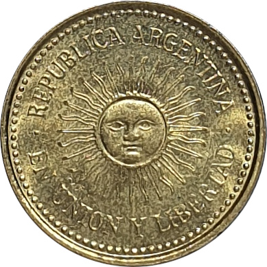 5 centavos - Sun - Cupro-aluminium