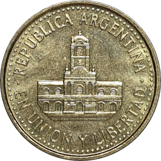 25 centavos - Hôtel de ville de Buenos Aires - Cupro-aluminium