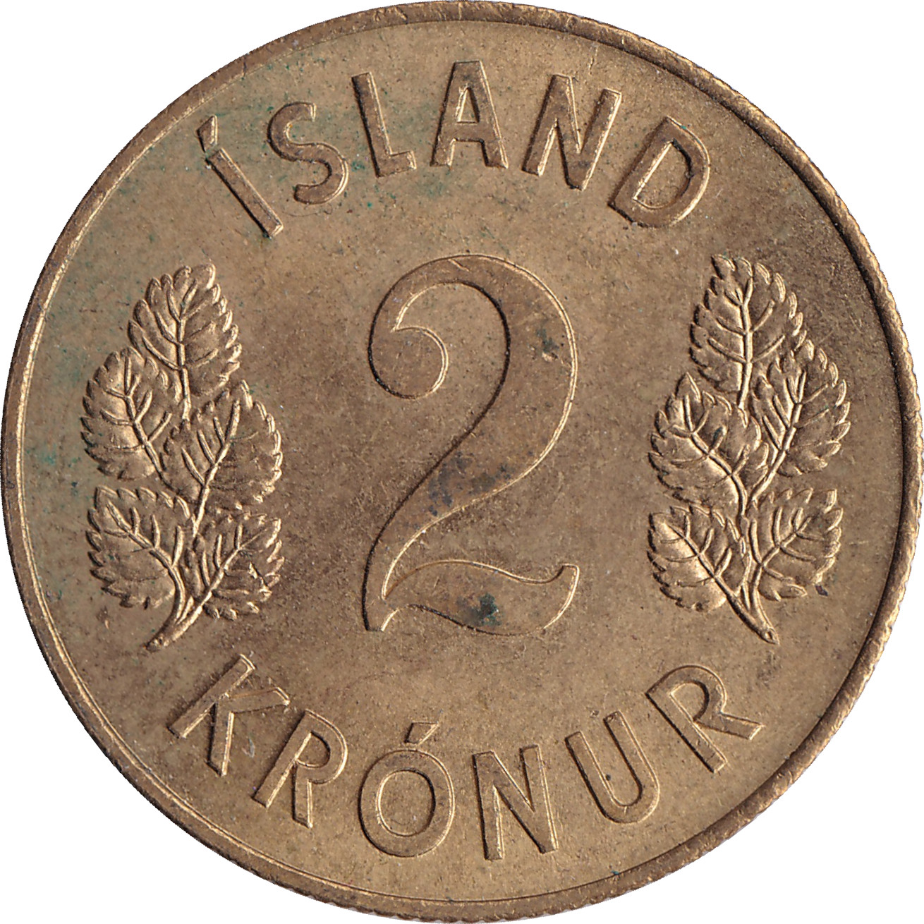 2 kronur - Armoiries