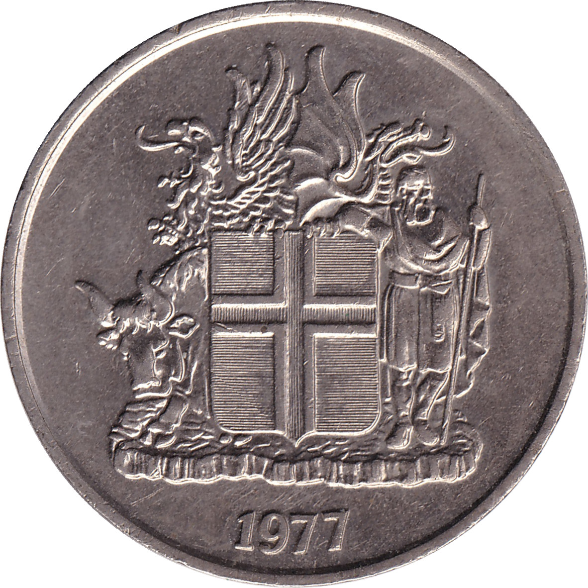 10 kronur - Arms