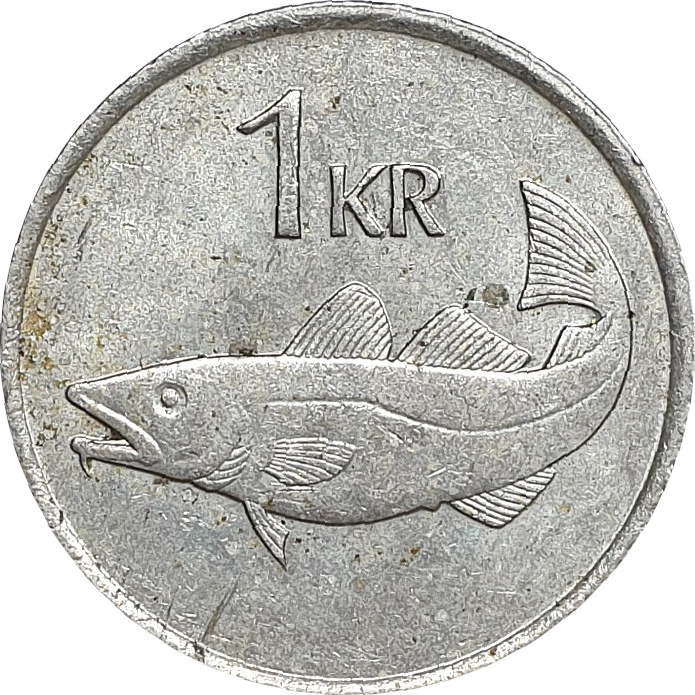 1 krona - Morue - Cupronickel