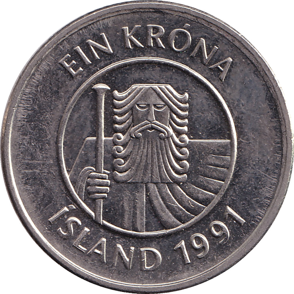 1 krona - Morue - Nickel plate