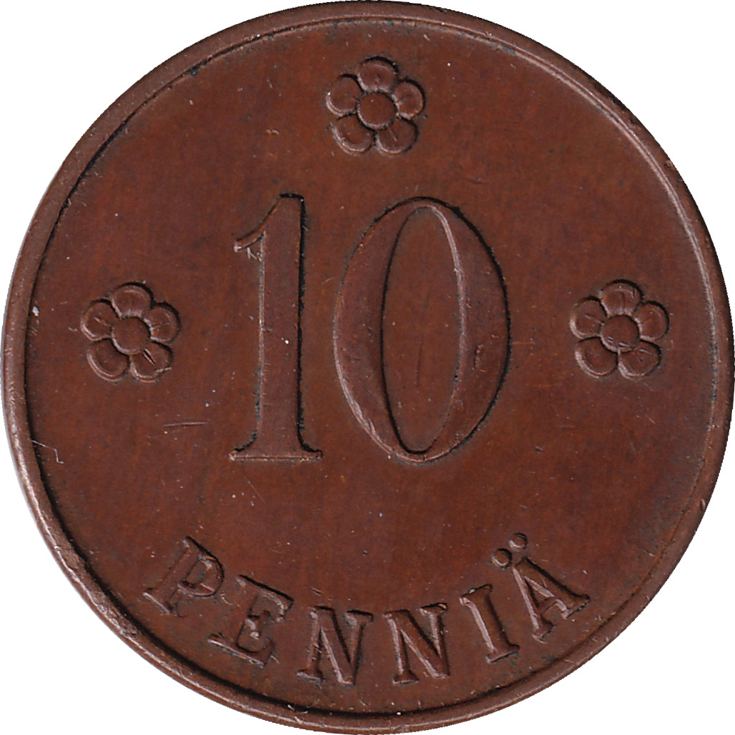 10 pennia - Lion héraldique