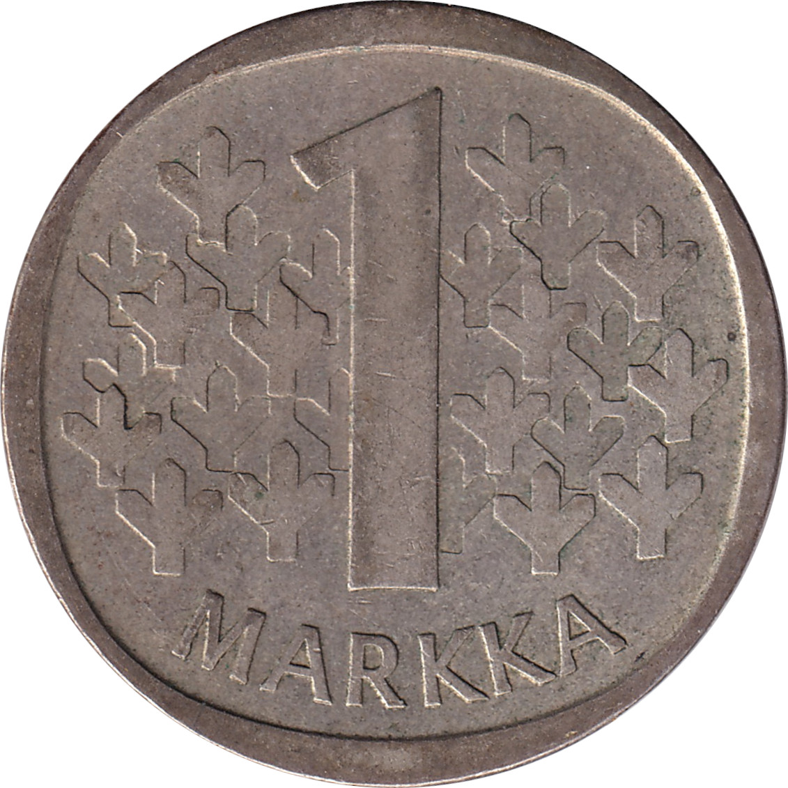 1 markka - Lion héraldique - Argent