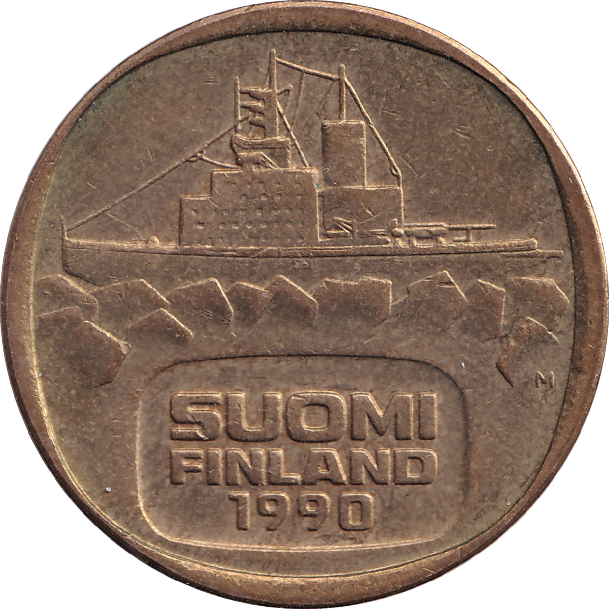 5 markkaa - Ship - Small face value