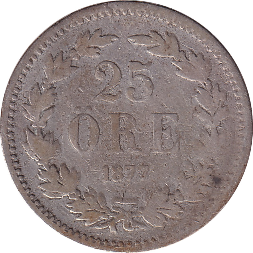 25 ore silver - Oscar II - Petit 25