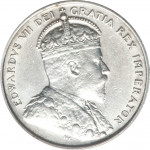 9 piastres argent - Edouard VII